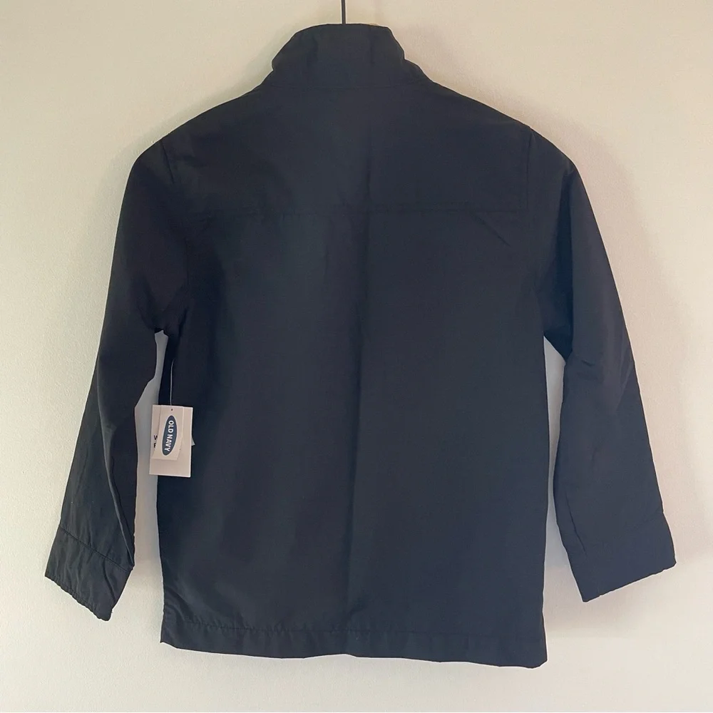 NEW Old Navy Utility Jacket Water Resistant Black Youth Size Medium 8